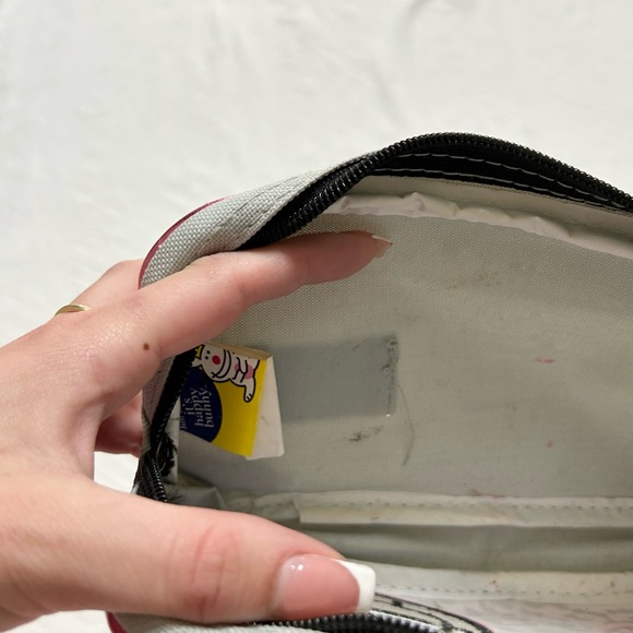 Gray and Pink Happy Bunny Pencil Case - Picture 8 of 8